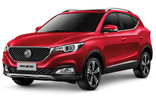 MG ZS SUV with sunroof for rent in Sri Lanka