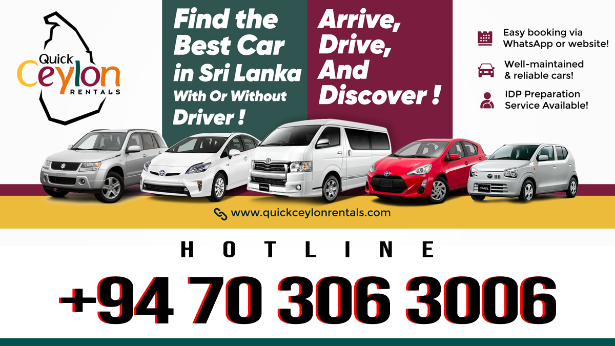 Car Rental Sri Lanka | Quick Ceylon Rentals
