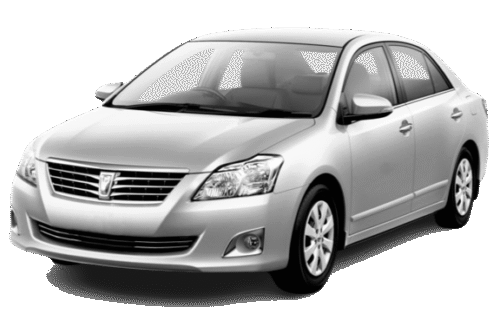 Toyota Premio sedan rental in Sri Lanka