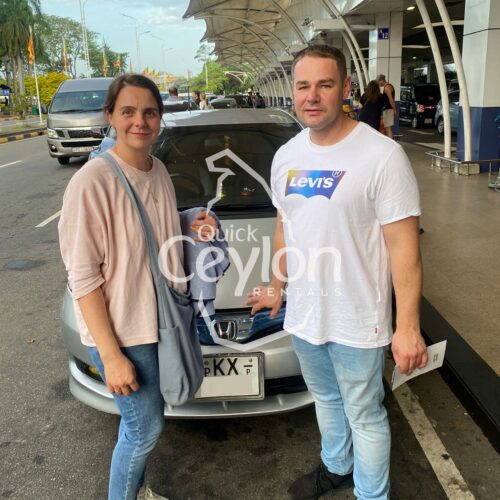 Home 23 Happy customer enjoying a self-drive car rental in Sri Lanka with Quick Ceylon Rentals
